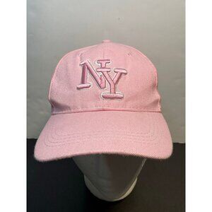 New York hat cap 7" strap back NYC pink